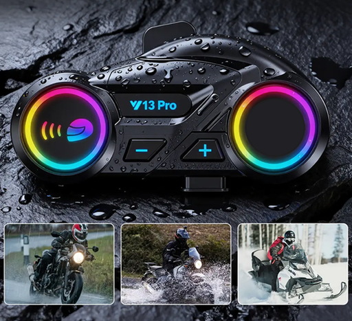 [6290132595466] Auricular para Casco Moto Bluetooth con Microfono Intercomunicador MT-Y13Pro
