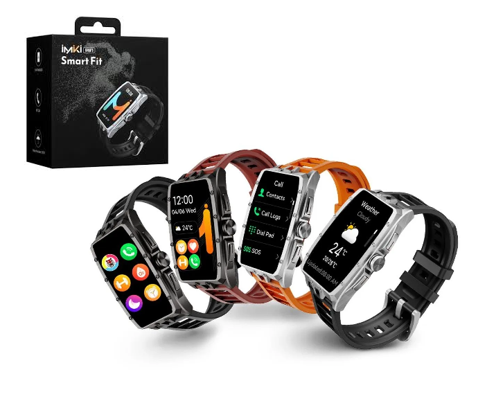 [6973626300714] Reloj Pulsera Smartwatch Imiki Smart Fit MB1 Negro-Silver
