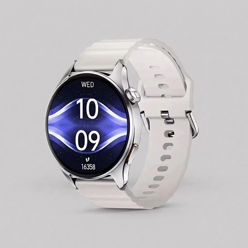 [6971664935738] Reloj Pulsera Smartwatch Haylou Watch 4S GPS HF012 Blanco