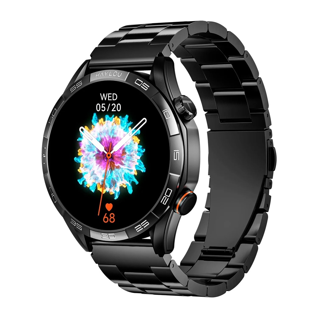 [6971664935325] Reloj Pulsera Smartwatch Haylou Solar 5 HF004 1,58" 2 en 1 Negro (22mm)