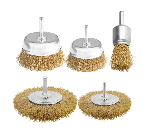 [6980536487206] Set de Cepillos de Acero para Amoladora x 5u