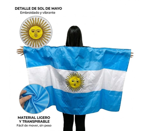 [7769528979559] Capa Bandera Grande Argentina MUNDIAL 90X150cm