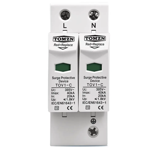 [505499] Protector Contra Sobretensiones 385Vcc Fotovoltaico 2P 20/40kA