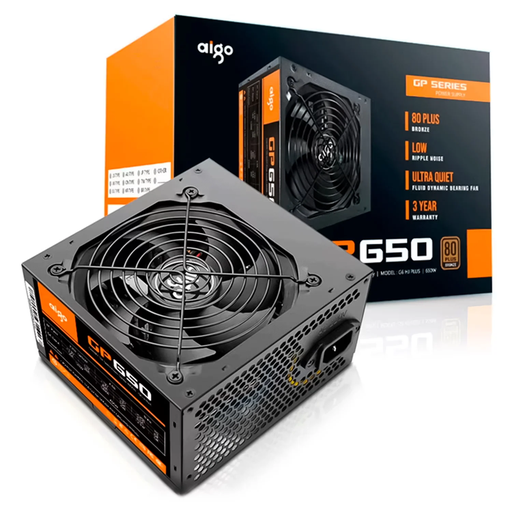 [6926170050427] Fuente de PC Aigo ATX 650w 80 Plus