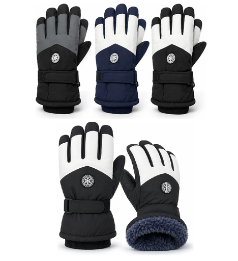 [SL079] Guantes Termicos Impermebles para Nieve Ajustables SL079