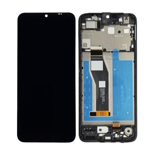 [505584] Modulo Motorola E13 con marco negro (ORIG)