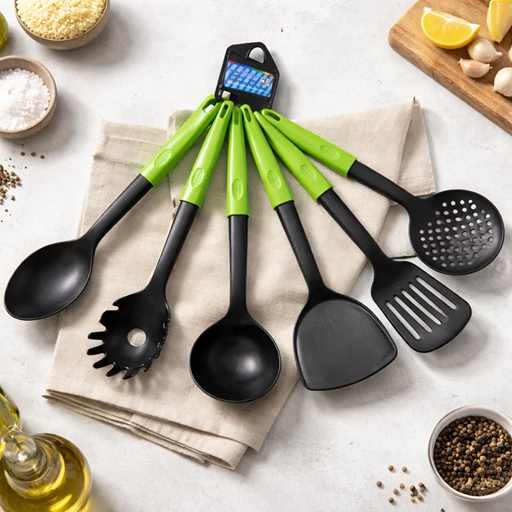 [7171210037032] Set Utensilios de Cocina Silicona 6pcs