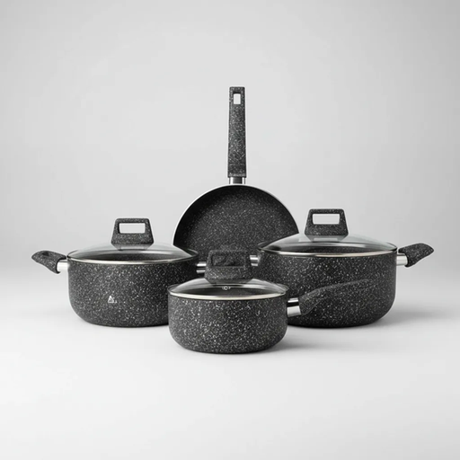 [6938301280330] Bateria de Cocina Antiadherente 7pcs