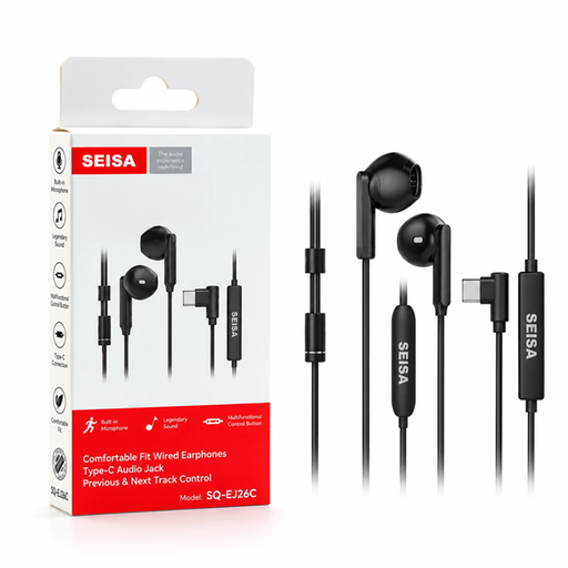 [6290132596937] Auricular Intra Manos Libres Tipo C Seisa SQ-EJ26C