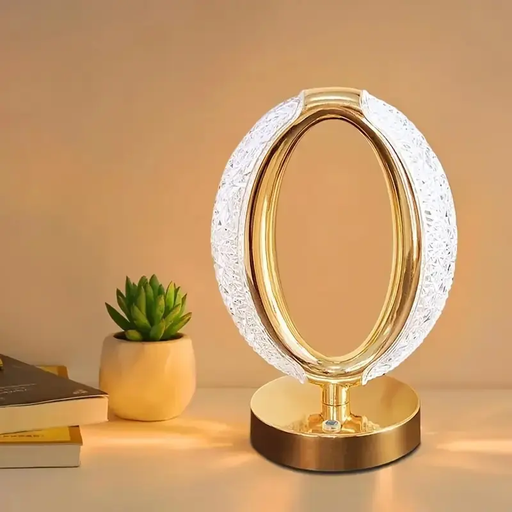 [LED-83135] Lampara de Escritorio Led Velador Tactil Recargable Usb Acrilico (3 modos) y Regulador de Intensidad 21cm