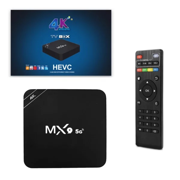 [504098 7796350516140] Convertidor Smart Tv / Tv Box MX9 Ultra HD Pro 4K 256gb + 512gb Android 13