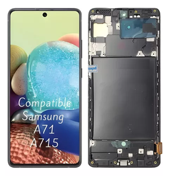 [504280] Modulo Samsung A71 / A715 con marco negro (INCELL)