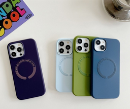 [104841] Tpu Rigido Original MagSafe Iphone 12 / 12 Pro Celeste