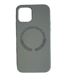[104844] Tpu Rigido Original MagSafe Iphone 12 / 12 Pro Gris