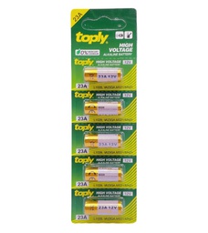 [6971186111146] Pilas A23 12v Alcalina Toply (x 5u)