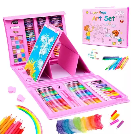 [6978986312926 AR-202] Maletin Infantil Kit de Arte 208pcs