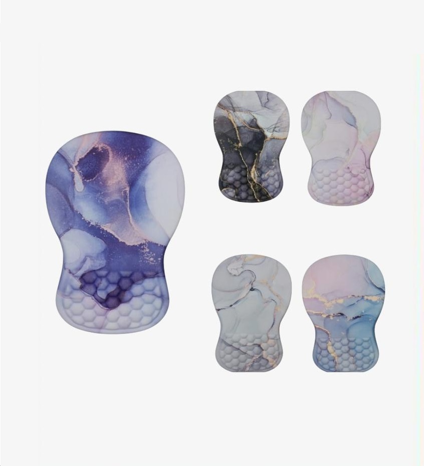 [0723540564329] Mouse Pad con Gel Diseño Marmol