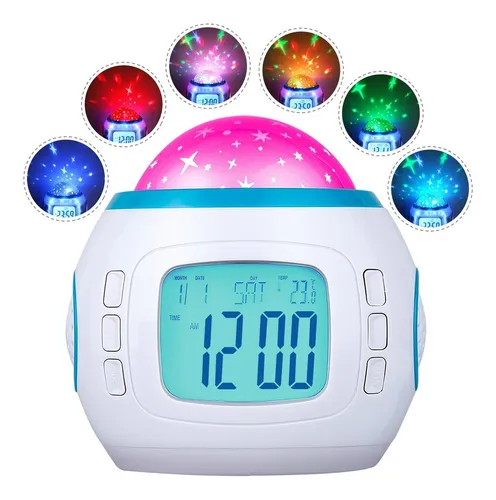 [REJ-121009] Reloj Despertador Proyector Temperatura con Sonido