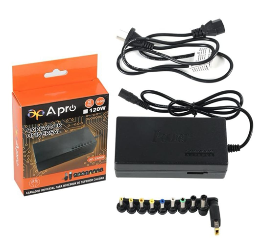 [6921056132153] Cargador Universal de Notebook Apro con ficha Yoga