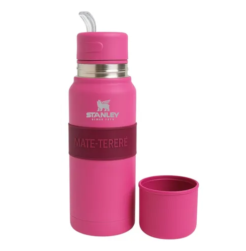 [504663] Mate Listo de Acero Exterior Engomado Stanley 1000cc Fucsia