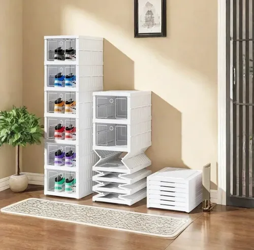 [999996661256] Organizador de Zapatos Plastico Plegable 6 Niveles