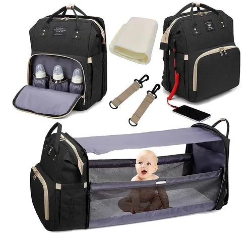 [MMB-4232] Mochila Maternal Multifuncion Cuna Cambiador