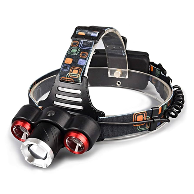[XQ-117] Linterna Tactica Minero 3 Led