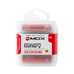 [4430050420194] Pack 4 Pilas Recargables AA Mox 4300 mAh