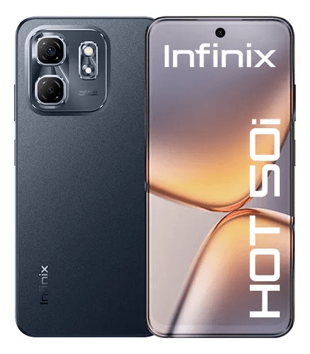 [113461-2] Celular Infinix Hot 50I X6531 DS/4RAM/256GB 6.7&quot; BLACK (PREVENTA)