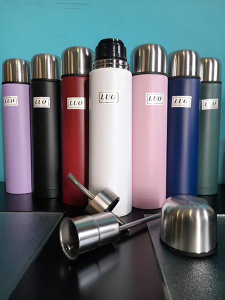 [504944] Termo + Mate Listo 2 en 1 de Acero 500ml Azul