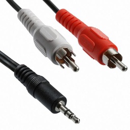 [502226 CAB-46001 CAB-46009] Cable Mini Plug a 2 Rca 1,5m