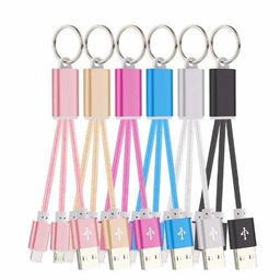 [500595] Cable 2 en 1 Llavero V8 + Iphone Tipo Cordon &amp;&amp;